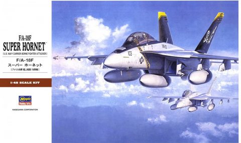 Hasegawa 1/48 scale F/A-18F Super Hornet aircraft kit - 07238