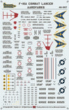 TwoBobs 1/48 scale decals F-111A Combat Lancer Aardvarks - 48-067