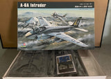 HobbyBoss 1:48 Scale A-6A Intruder aircraft kit 81708 w/Brassin Wheels - NOS