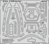 Eduard 1/48 photoetch 49653 - for F-35B interior for Kitty Hawk