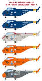 Caracal Decals 1/48 CD48127 H-19 / HO4S Chickasaw Part 1 for Revell