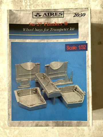Aires 1/32 scale Su-27 Flanker B Wheel bays for Trumpeter - 2030