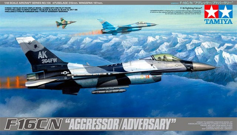 Tamiya 1/48 Scale F-16 C/N "Aggressor/Adversary"- kit No. 61106 sealed