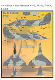 Furball 1/48 decals Boca Chica Bandits A-4E, TA-4J, F-16N, F-5E/F - FUR-48099