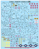 Speed Hunter Graphics 1/32 scale decals Big-Scale Early Phantom stencils - 32013