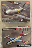 Academy & HobbyCraft 1/48 2 kit combo lot F-86F Sabre & F-94B Starfire