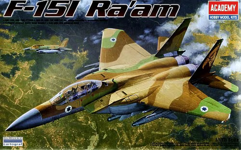 Academy 1/48 Scale F-15I Eagle Ra'am aircraft kit - #12217