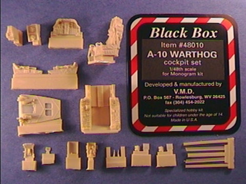 Black Box 1/48 resin A-10 Warthog Cockpit set for Monogram - 48010