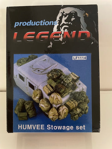 Legend 1/35 scale resin set Humvee Stowage set LF1114 - No Instructions