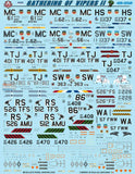 Bullseye 1/48 Decals 48052 Gathering of Vipers II F-16C F-16CG F-16D Falcon