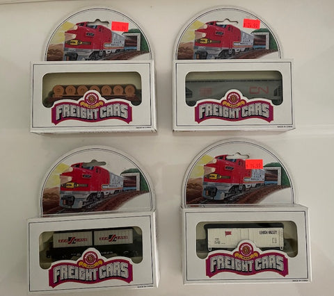 Bachmann N Scale Freight 4 Cars bundle assorted in original pkg