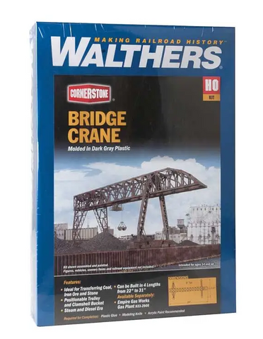 Walthers 933-2906 HO scale Bridge Crane plastic kit