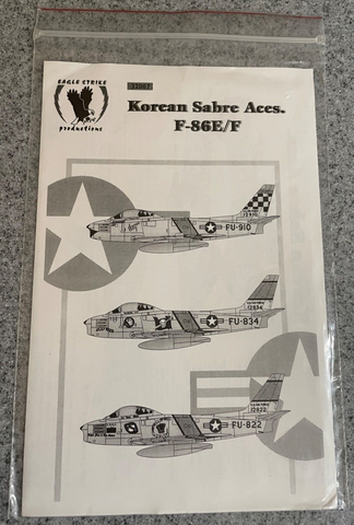Eagle Strike Decals 1:32 #32007 F-86 Sabre Korean War Hasegawa, Kinetic, Italeri
