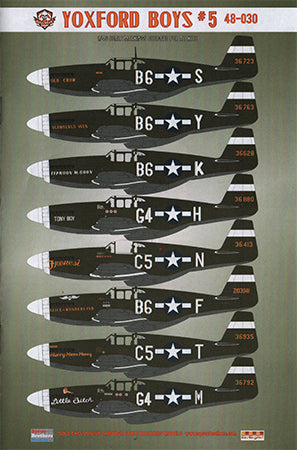 1:24 CAM Decals 24007 P-51B Mustang for Trumpeter kit 1:24 CAM Decals 24007 P-51B Mustang for Trumpeter kit