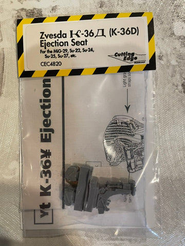 Cutting Edge 1/48 scale Zvezda K-36D Ejection Seat - CEC4820