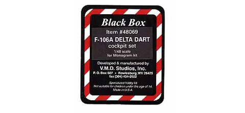 Black Box 1/48 resin F-106A Cockpit set for Monogram - 48069
