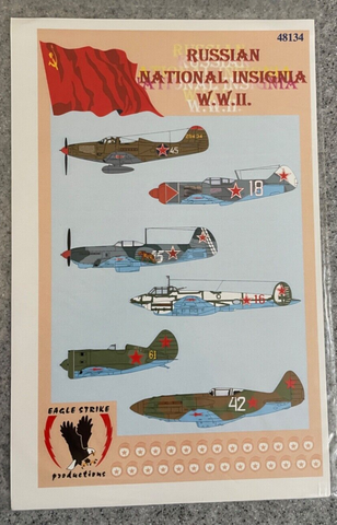 Eagle Strike Decals 1:48 #48134 Russian National Insignia WWII