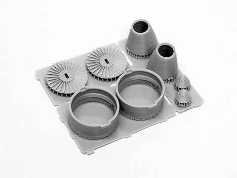 Wolfpack 1/48 resin A-10 Thunderbolt II TF34 Engine Update for Academy - WP48234