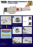 Wolfpack 1/32 scale resin A6M2a Zero Model 11 Conversion for Tamiya - WPD32006