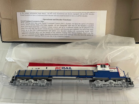 Intermountain 49365-04 HO SD40-2 Locomotive w/ESU Lokpilot DCC, Lights/ No Sound