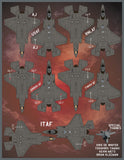 Furball 1/48 decals F-35 Anthology Part VII Decals for the Tamiya - 48-101