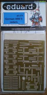 Eduard 1/48 Photoetch German WWII Radars - 48079 - Old Stock