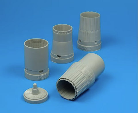 Aires 1/48 scale resin Su-27 Flanker B exhaust nozzles for Academy, Eduard 4264