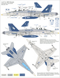 MAW 1/48 scale decals Night Hawks History - 48-MAW-004