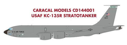 Caracal 1/144 decal CD144001 KC-135R Stratotanker for Roden or Minicraft kits