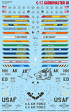 Caracal 1/144 decal CD144017 C-17 Globemaster III for the Revell kit