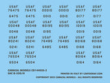 Caracal 1/144 decal CD144020 Strategic Air Command B-52G/H Stratofortress