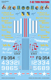 Caracal 1/48 decal F-82 Twin Mustang - CD48146 for Modelsvit