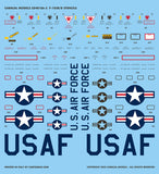Caracal 1/48 decal CD48186 - F-105B/D Thunderchief