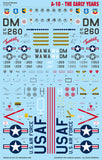 Caracal 1/48 decal CD48198 - A-10 Warthog The Early Years
