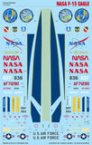 Caracal 1/48 decal CD48205 - NASA F-15 Eagle for Hasegawa - read desc.