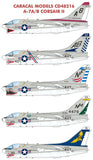 Caracal 1/48 decal CD48216 - A-7A/B Corsair II for HobbyBoss