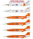 Hypersonic Models 1/48 Resin NF-104A Conversion Set for Kinetic HMR-48061
