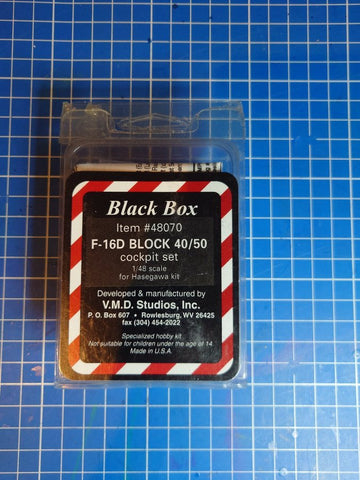 Black Box 1/48 resin F-16D Block 40/50 Cockpit set for Hasegawa - 48070