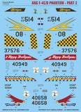 Caracal 1/48 decal Air National Guard F-4C/D Phantom Part 2 - CD48036