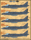 Furball 1/48 decals USMC Jump Jets Pt II Options for 16 AV-88 Harrier IIs 48-100