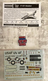 Monogram 1/48 Scale F-101 VooDoo kit 85-5843 - Sealed parts, old decals