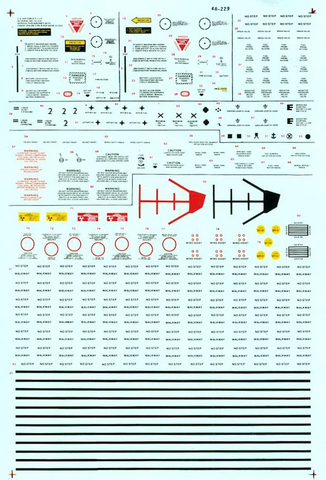 SuperScale 1:48 Decals F-111A/E/F & FB-111A Data - 48-229
