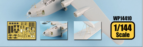 Wolfpack 1/144 Kawanishi H8K2 Type Flying Boat Update PE Set for Micro Ace