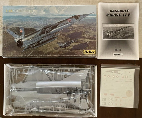 Heller 1/48 scale Dassault Mirage IV P aircraft kit - 80493