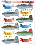 Cutting Edge 1:48 scale Me 163 B decal sheet - CED48259