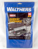Walthers Cornerstone 933-3762 HO Scale Subway Entrance plastic kit