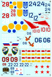 Cutting Edge 1:48 scale Sukhoi Su-27 Flanker B decal sheet - CED48011