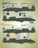 Bullseye 1/48 Decals 48054 A-10A Thunderbolt II Big Ass Warthog Sheet for GWH
