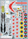 Begemot 1/32 scale decals for Mikoyan MiG-29 part 1 - 32-003