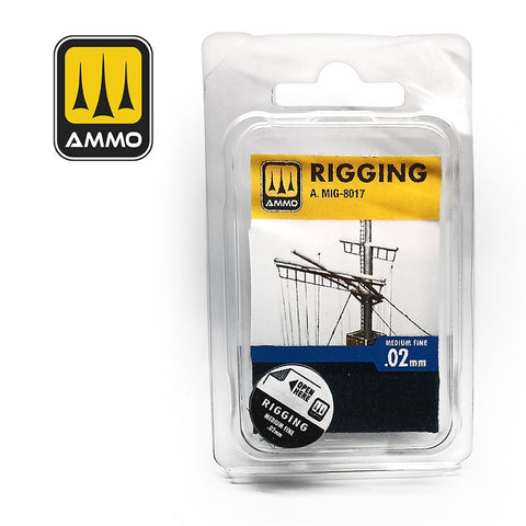 AMMO of MiG ( by Uschi) RIGGING WIRE – MEDIUM FINE 0.02 MM - 2 meters - 8017